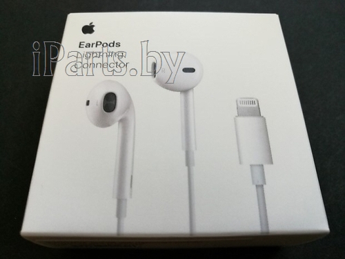 Handsfree для iPhone EarPods Lightning Orig + упаковка (MMTN2ZM/A)