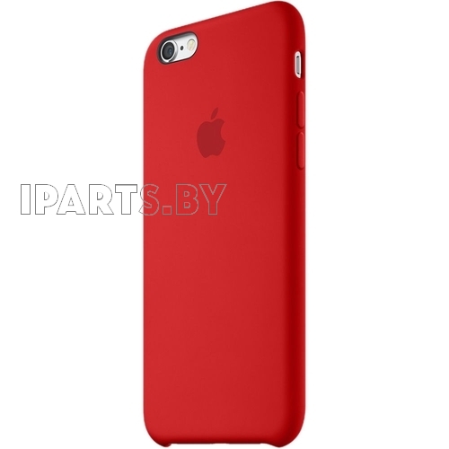Чехол Silicone Case для iPhone6G/6S КРАСНЫЙ (№14)