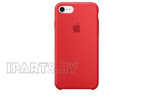 Чехол Silicone Case для iPhone7/8/SE КРАСНЫЙ (№14)