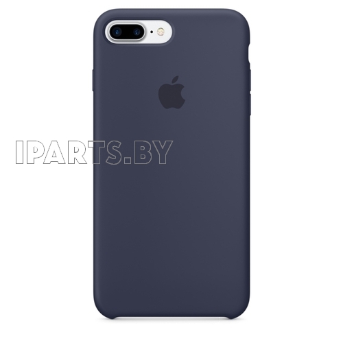 Чехол Silicone Case для iPhone7/8 Plus ТЕМНО-СИНИЙ