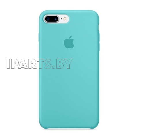 Чехол Silicone Case для iPhone7/8 Plus БИРЮЗОВЫЙ (№44)