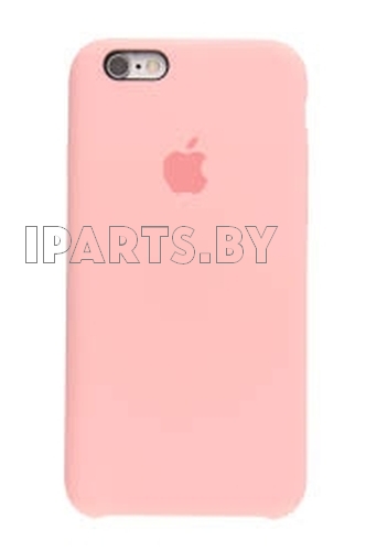 Чехол Silicone Case для iPhone6G/6S СВЕТЛО-РОЗОВЫЙ (№12)