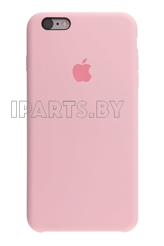 Чехол Silicone Case для iPhone6G Plus/6S Plus СВЕТЛО-РОЗОВЫЙ (№12)