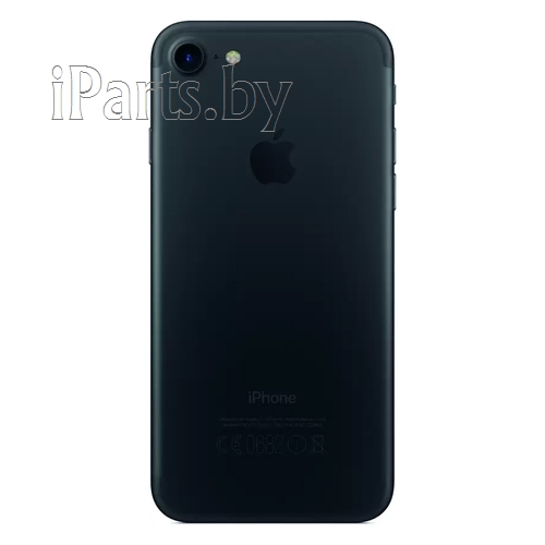 Задняя крышка для iPhone 7 (4,7") ЧЁРНЫЙ матовый Hi-copy