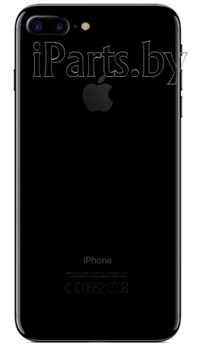 Задняя крышка для iPhone 7 Plus ЧЁРНЫЙ глянец Hi-copy