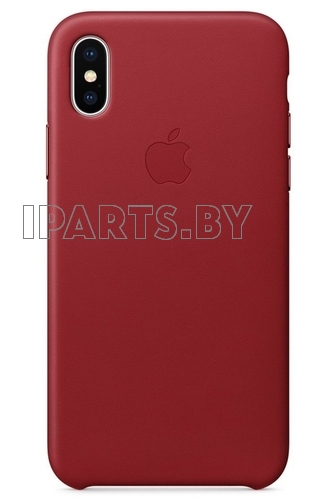 Чехол Silicone Case для iPhoneX/XS КИТАЙСКИЙ КРАСНЫЙ (№33)