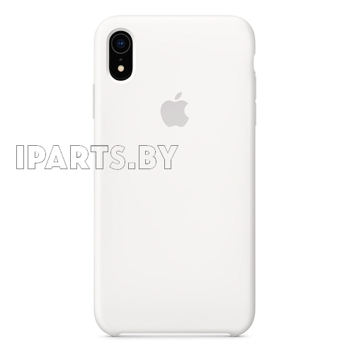 Чехол Silicone Case для iPhoneXR БЕЛЫЙ (№9)