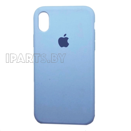 Чехол Silicone Case для iPhoneXR ВАСИЛЬКОВЫЙ (№5)