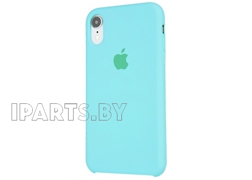 Чехол Silicone Case для iPhoneXR БИРЮЗОВЫЙ (№44)