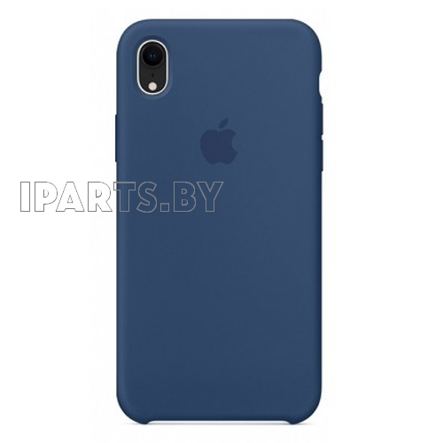 Чехол Silicone Case для iPhoneXR СИНИЙ (№3)