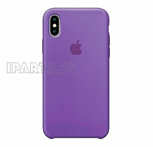 Чехол Silicone Case для iPhoneXS Max ТЕМНО-ФИОЛЕТОВЫЙ 