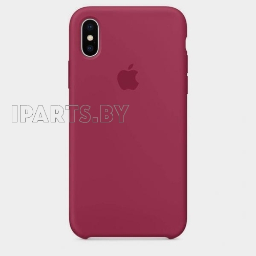 Чехол Silicone Case для iPhoneXS Max МАЛИНОВЫЙ 