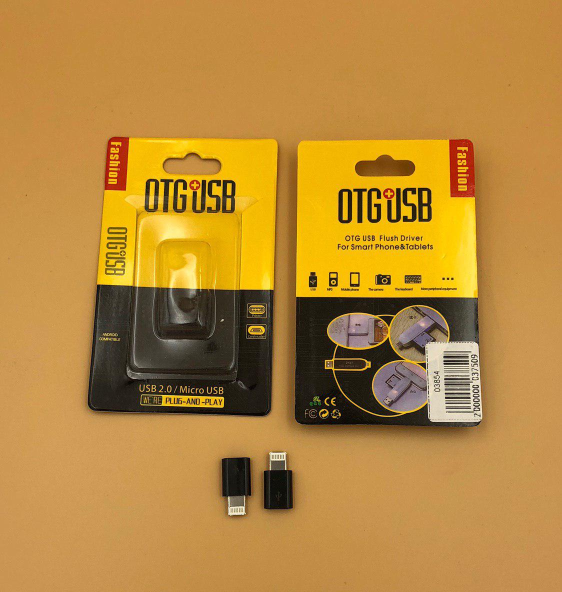 Переходник OTG Lightning - USB-micro