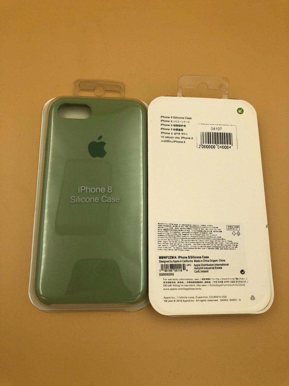 Чехол Silicone Case для iPhone7/8/SE ОЛИВКОВЫЙ (№1)