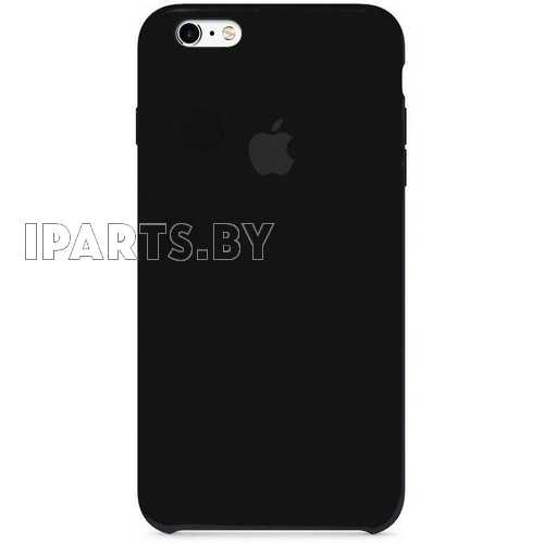 Чехол Silicone Case для iPhone6G Plus/6S Plus ЧЕРНЫЙ (№18)