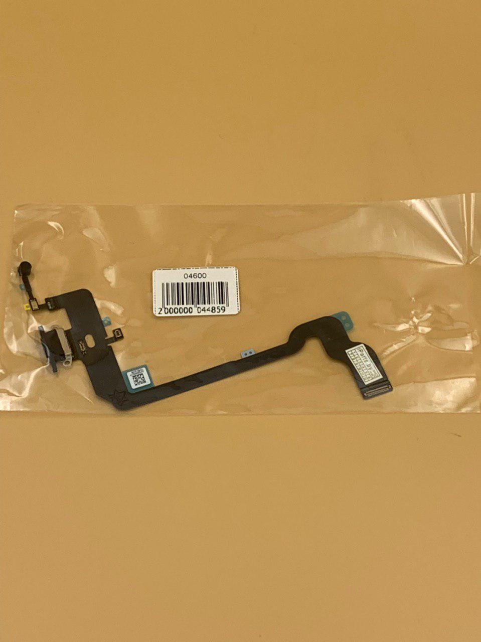 Шлейф для iPhoneXS CHARGE CONN orig ЧЕРНЫЙ (821-01363-A)
