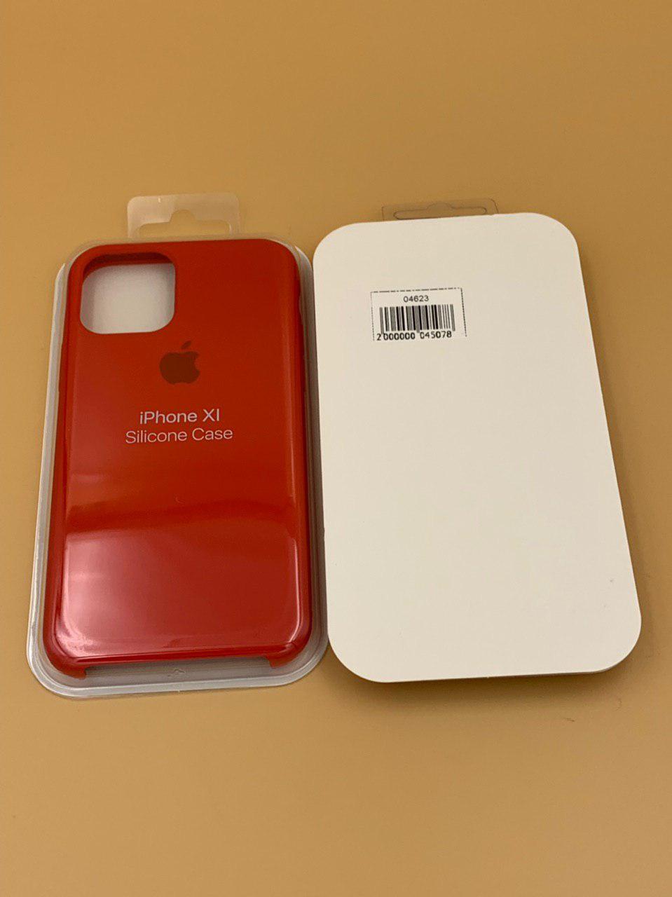 Чехол Silicone Case для iPhone11 Pro КРАСНЫЙ (№14)
