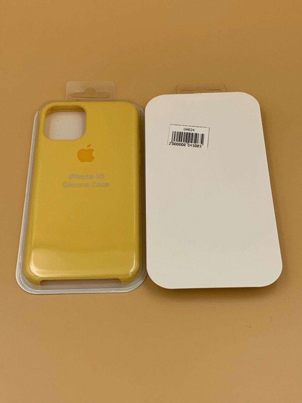 Чехол Silicone Case для iPhone11 Pro ЖЕЛТЫЙ (№4)