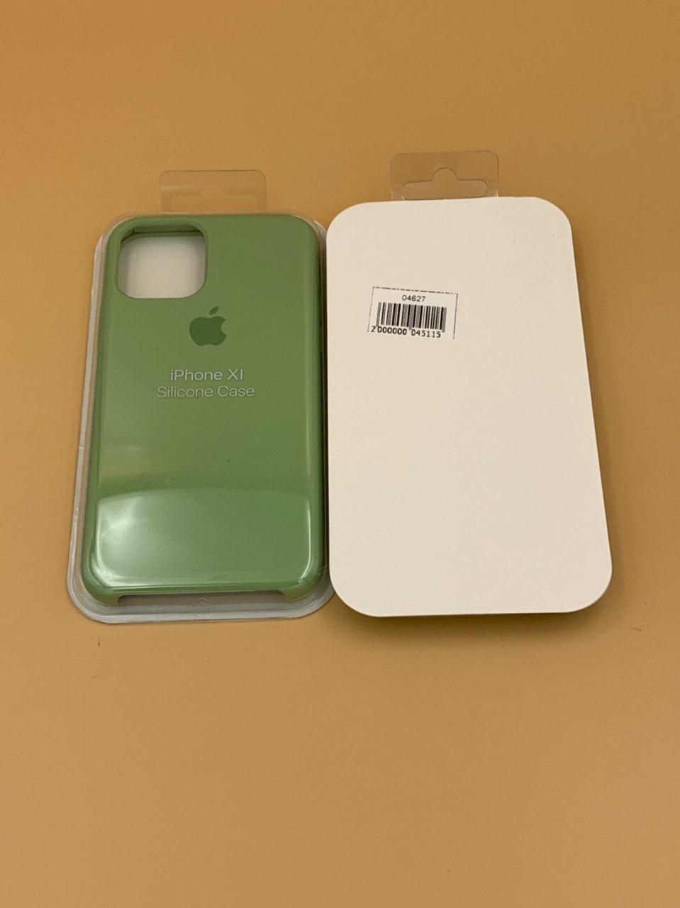 Чехол Silicone Case для iPhone11 Pro ОЛИВКОВЫЙ (№1)