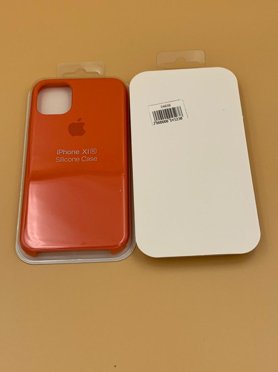Чехол Silicone Case для iPhone11 ОРАНЖЕВЫЙ (№13)