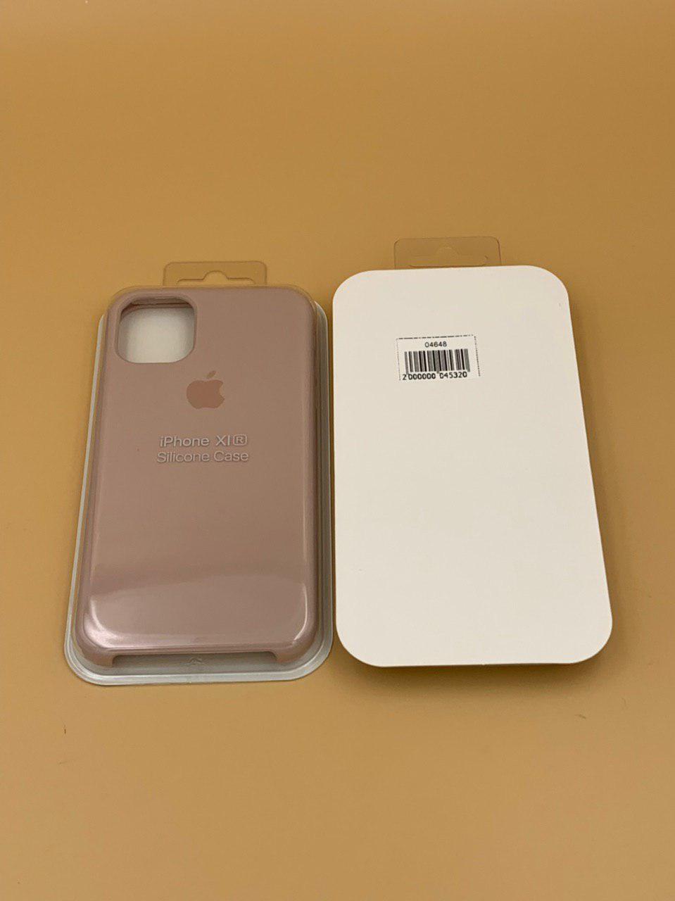 Чехол Silicone Case для iPhone11 ПУДРОВЫЙ (№19)