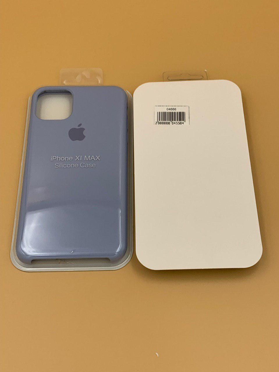 Чехол Silicone Case для iPhone11 Pro Max ВАСИЛЬКОВЫЙ (№5)