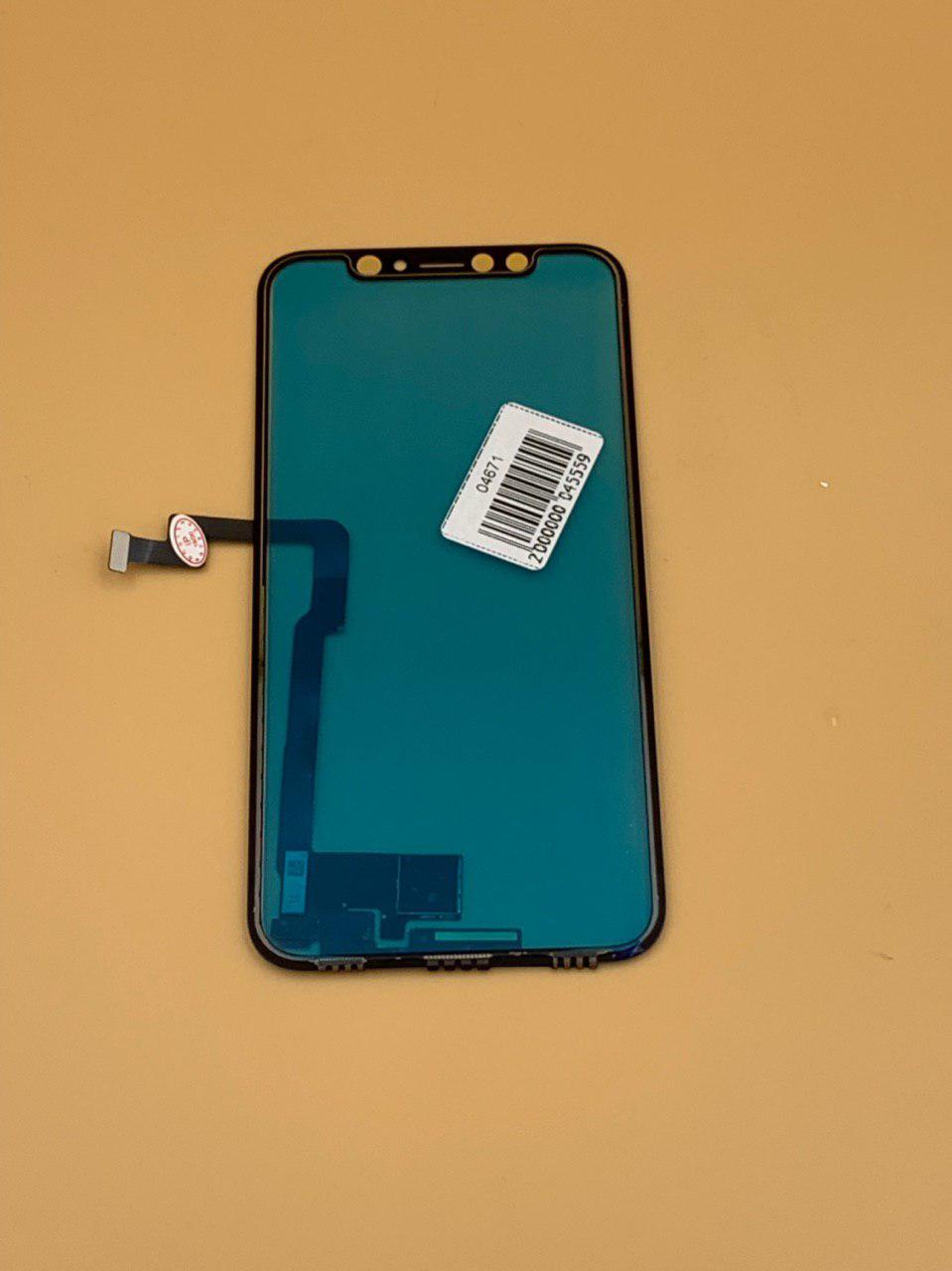 Стекло+TOUCH+шлейф под коннектор для iPhoneХ (для ремонта битого модуля) 