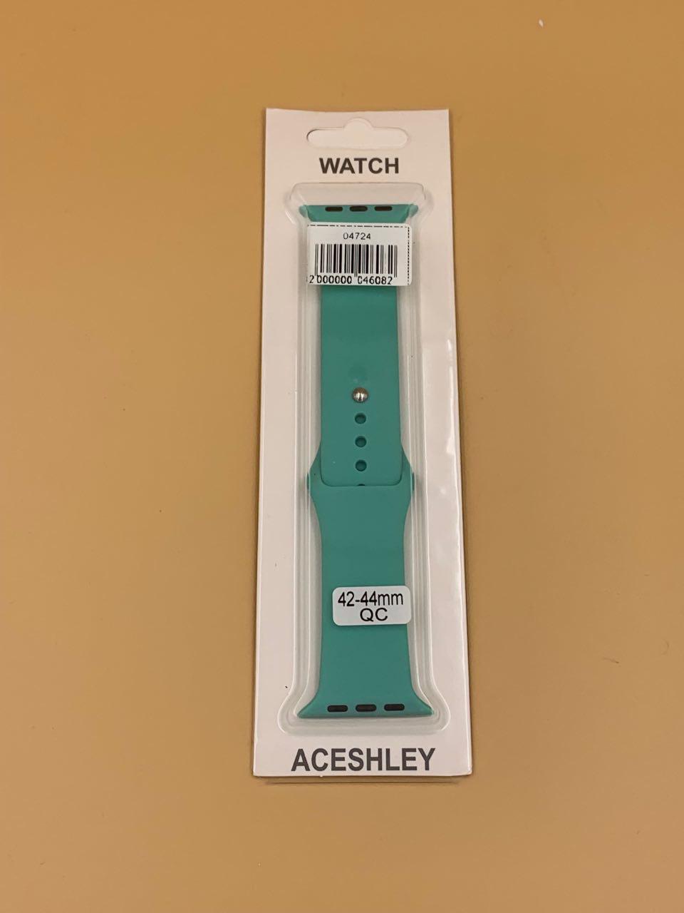 Ремешок силиконовый для iWatch 42/44/45/49мм МОРСКАЯ БИРЮЗА 