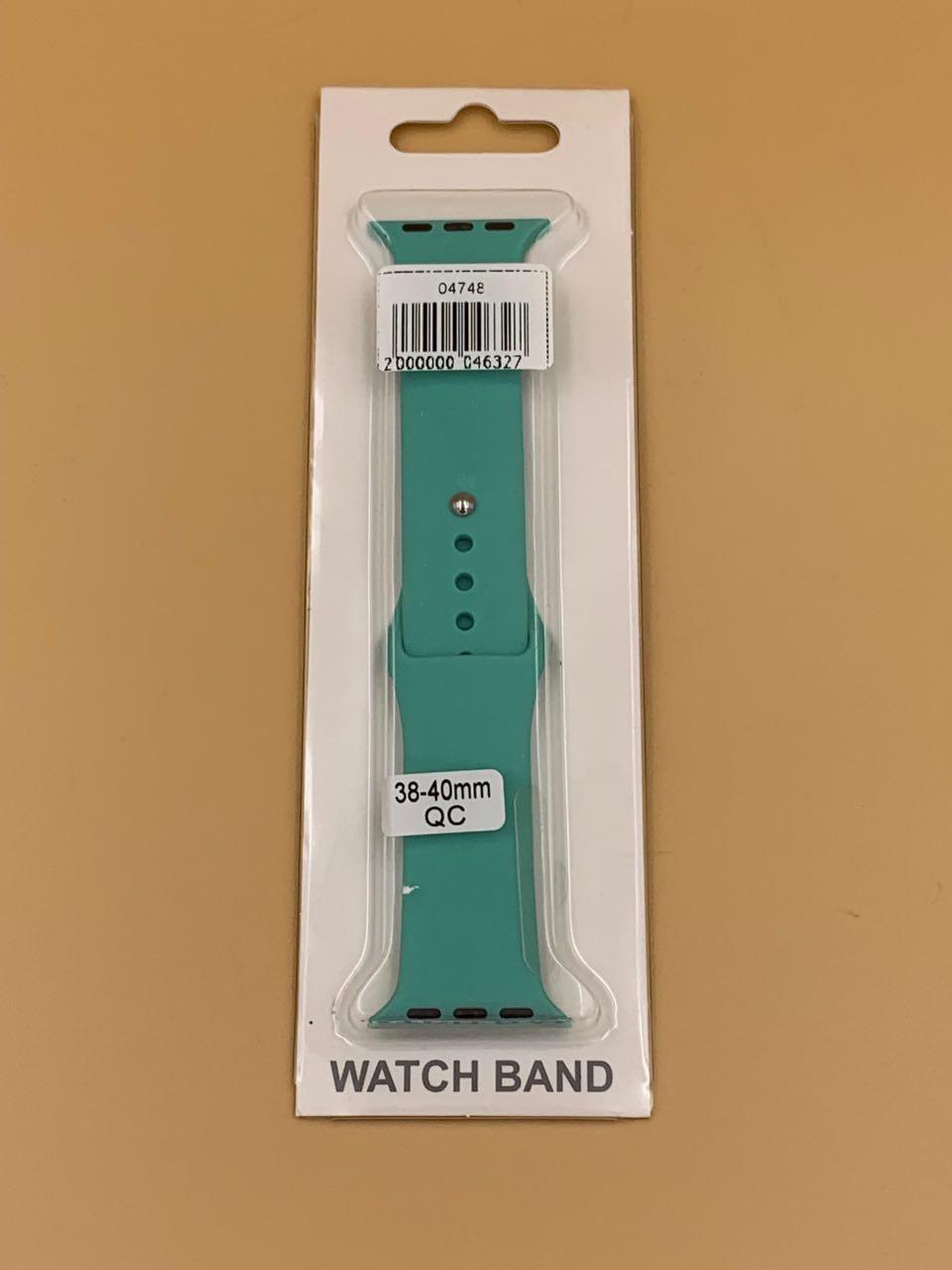 Ремешок силиконовый для iWatch 38/40/41мм МОРСКАЯ БИРЮЗА