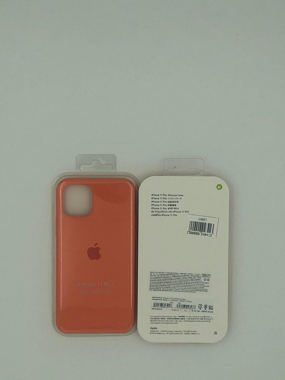 Чехол Silicone Case для iPhone11 Pro КОРАЛЛОВЫЙ (№27)
