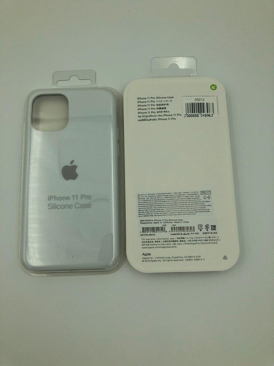 Чехол Silicone Case для iPhone11 Pro БЕЛЫЙ (№9)