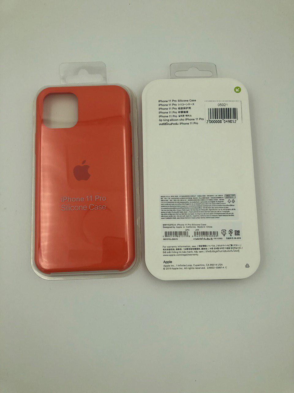 Чехол Silicone Case для iPhone11 Pro КРАСНЫЙ ПЕРСИК (№29)