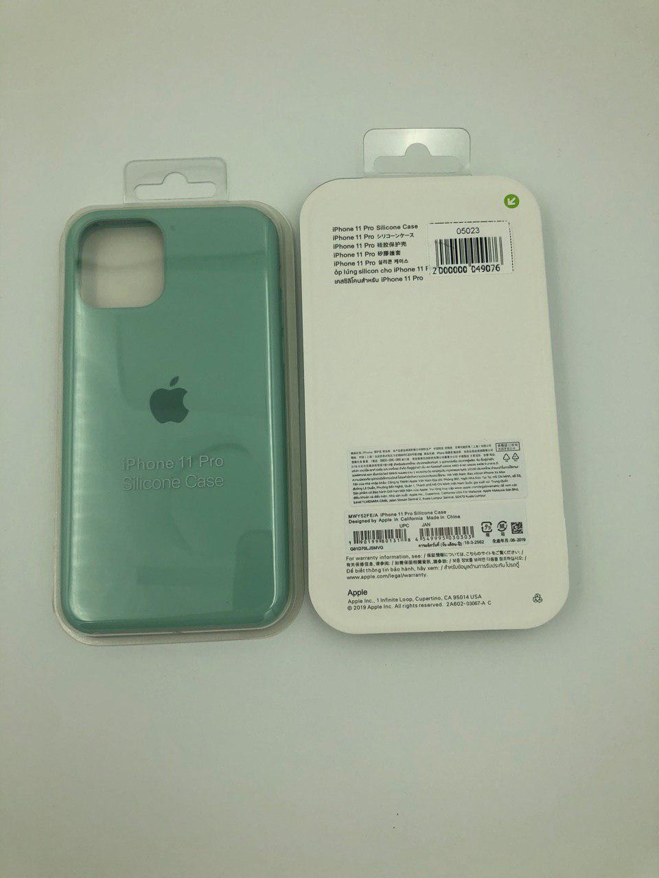 Чехол Silicone Case для iPhone11 Pro МЯТНЫЙ (№51)