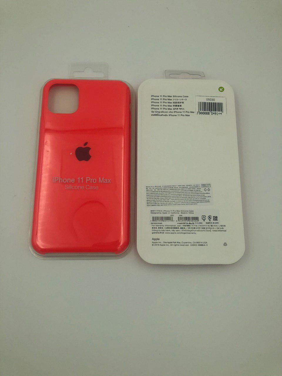 Чехол Silicone Case для iPhone11 Pro Max РОЗОВЫЙ НЕОН 