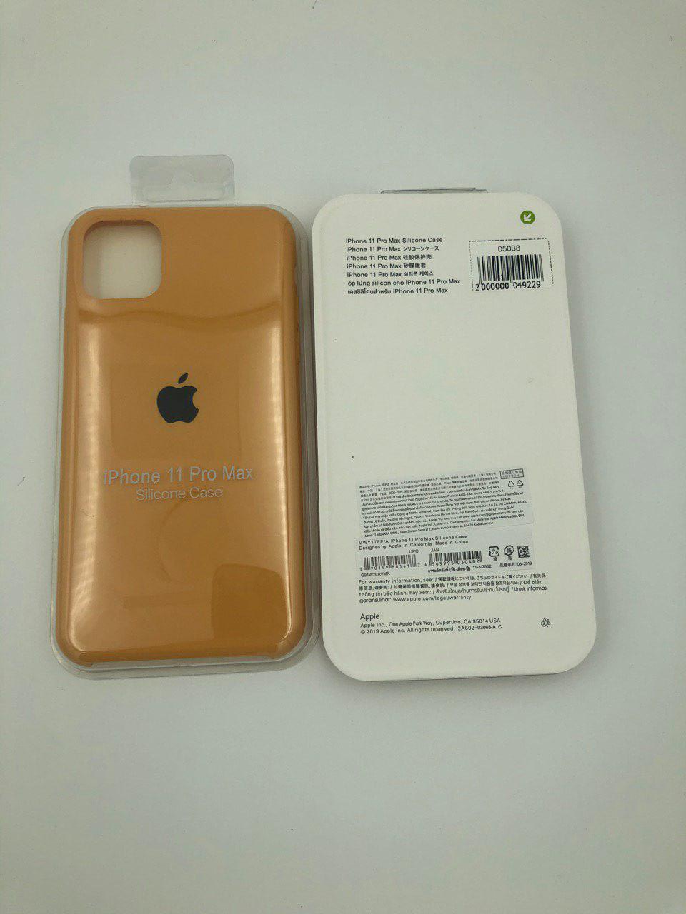 Чехол Silicone Case для iPhone11 Pro Max ГОРЧИЧНЫЙ 