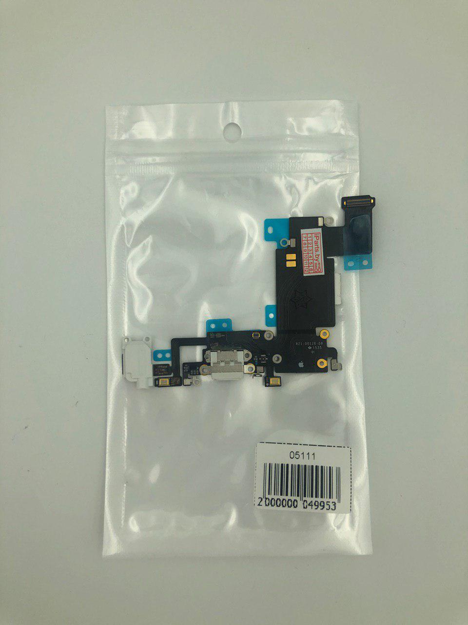 Шлейф для iPhone6S Plus CHARGE CONN orig NEW БЕЛЫЙ (821-00126-A) 