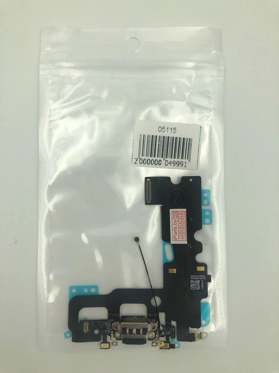 Шлейф для iPhone7 (4,7") CHARGE CONN orig NEW ЧЕРНЫЙ (821-00270)