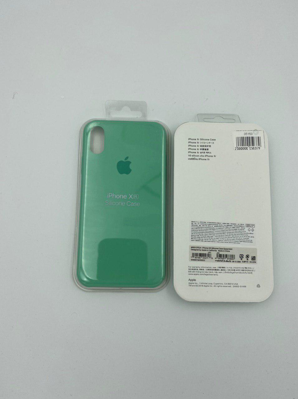 Чехол Silicone Case для iPhoneXR МЯТНЫЙ (№13) 1:1