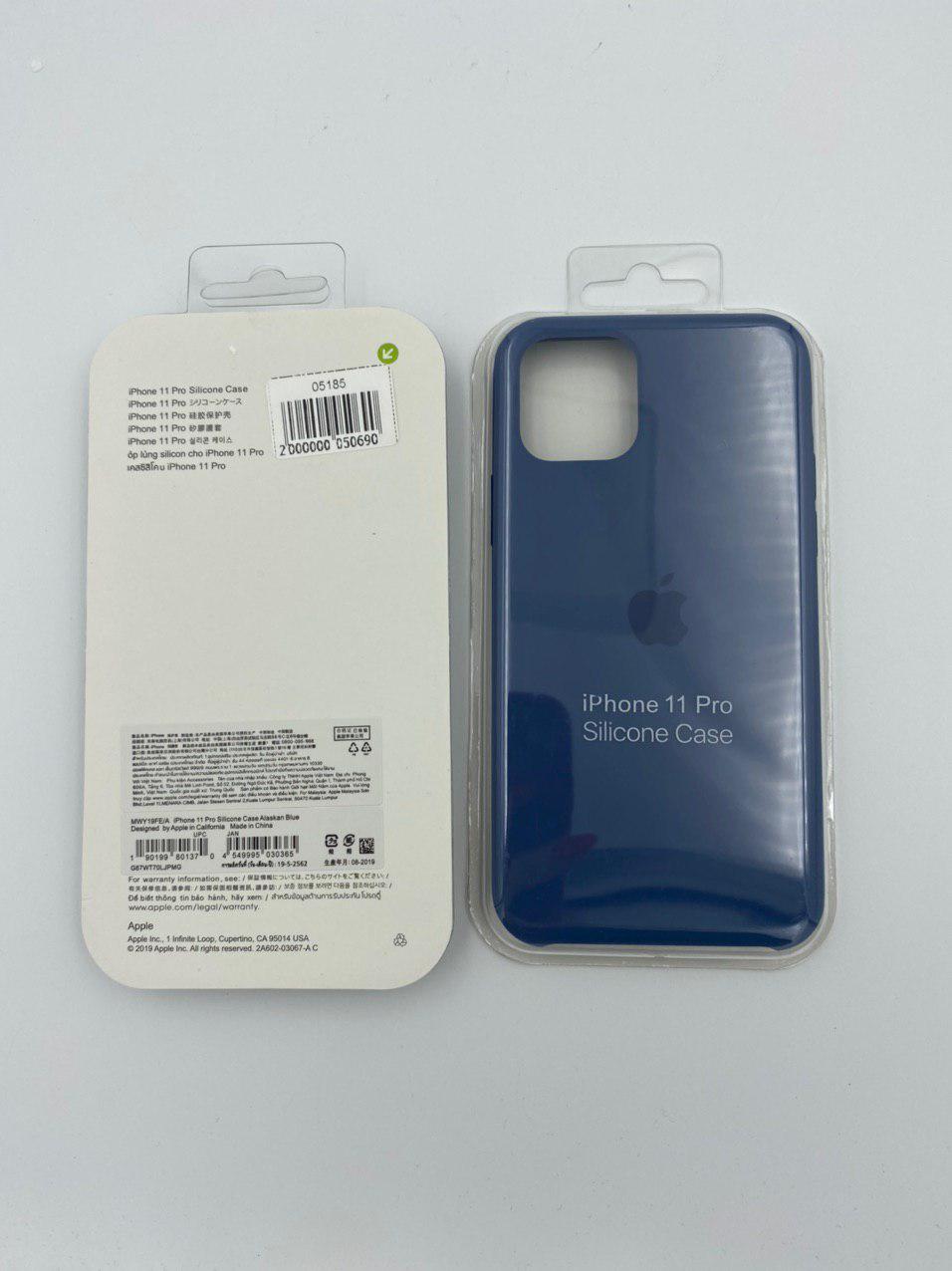 Чехол Silicone Case для iPhone11 Pro СИНЯЯ АЛЯСКА (№7) 1:1