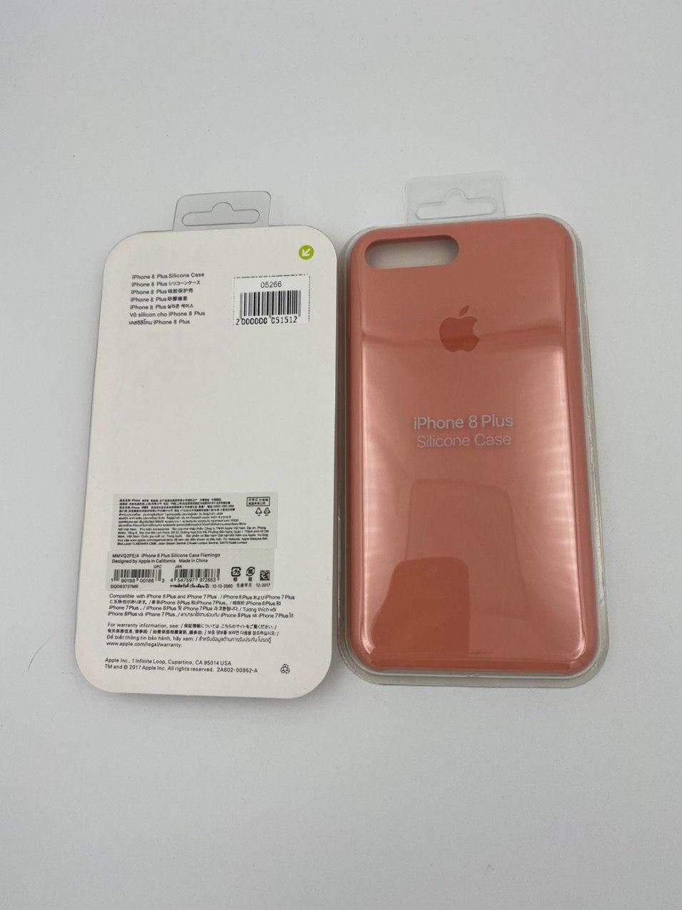 Чехол Silicone Case для iPhone7/8 Plus ФЛАМИНГО (№14) 1:1