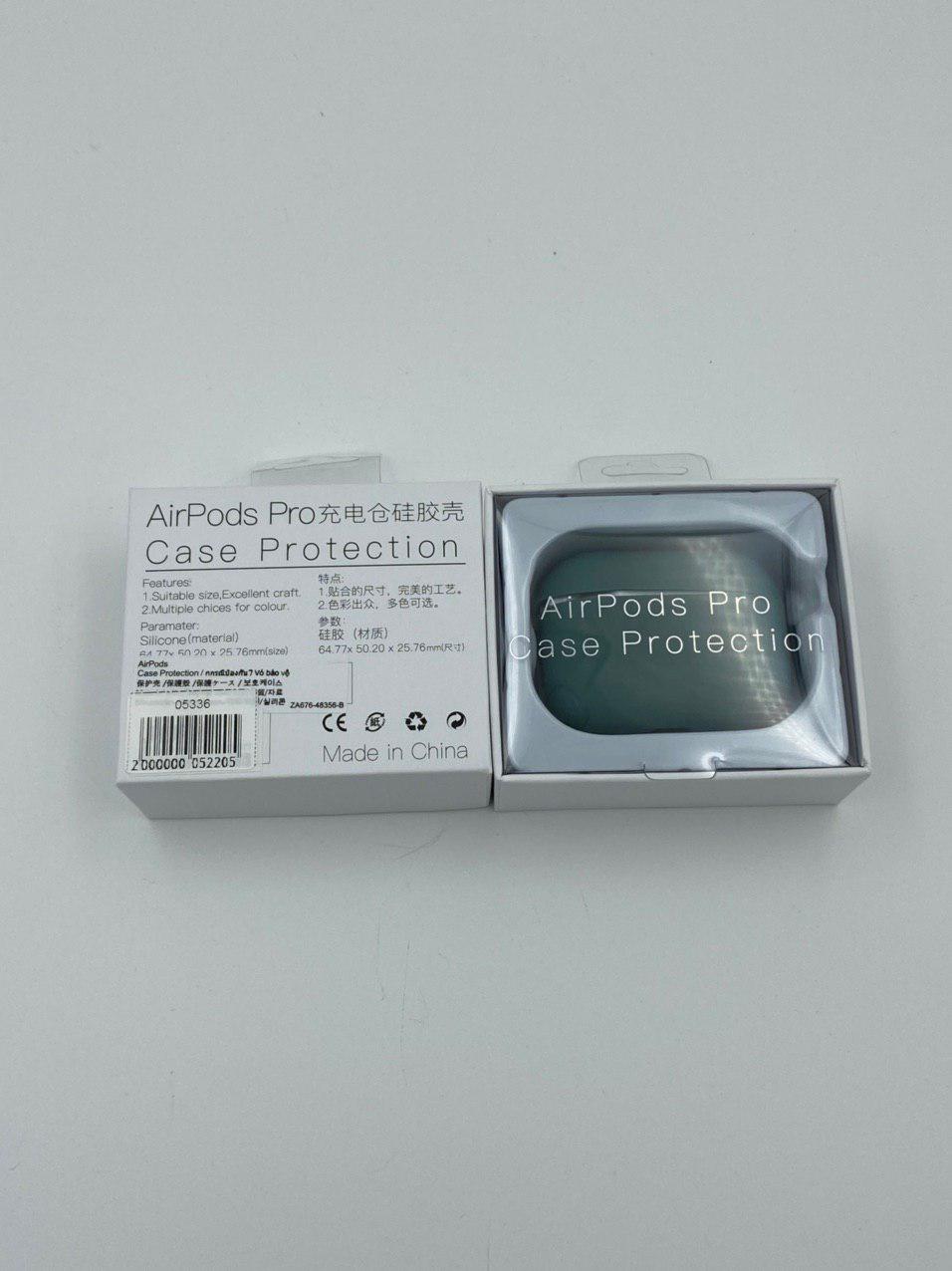 Чехол силиконовый для наушников AIRPods Pro под orig + упак.orig СОСНОВЫЙ ЛЕС (№14)