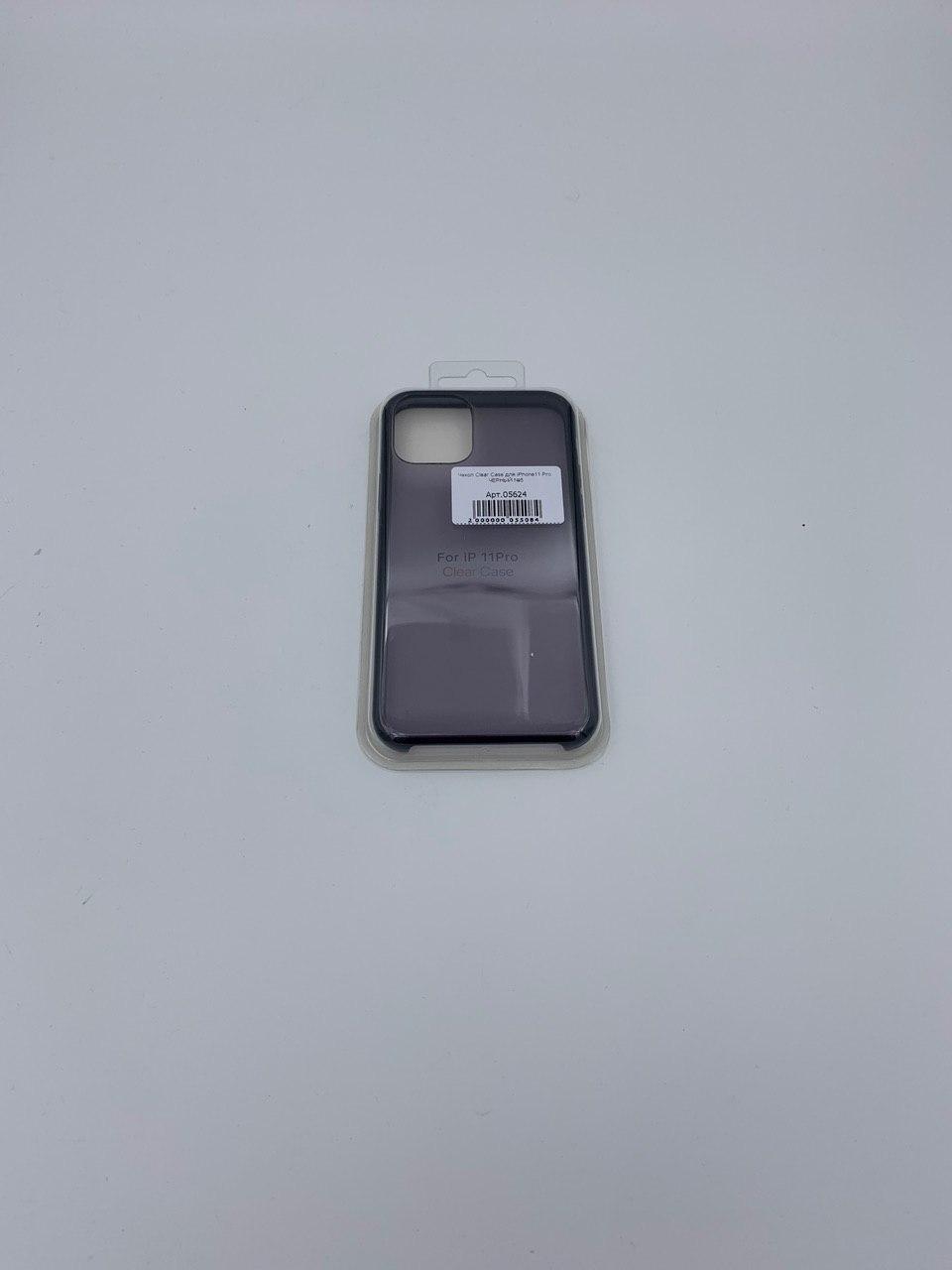 Чехол Clear Case для iPhone11 Pro ЧЕРНЫЙ №5
