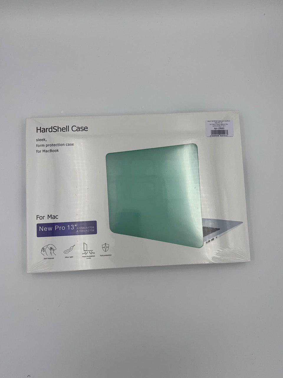 Чехол HardShell Case для MacBook New Pro 13" (A1706/A1708/A1989/A2159) БИРЮЗОВЫЙ №5