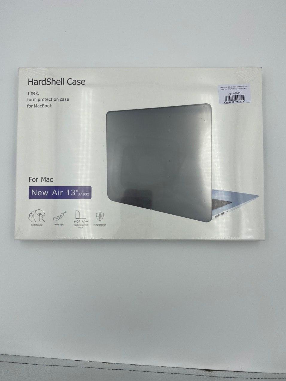 Чехол HardShell Case для MacBook New Air 13" (A1932) СЕРЫЙ №7