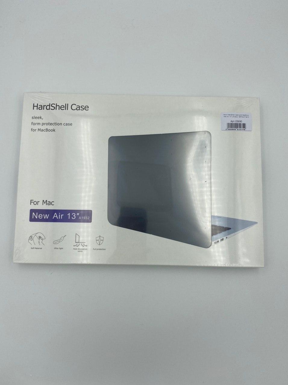 Чехол HardShell Case для MacBook New Air 13" (A1932) ЧЕРНЫЙ №2