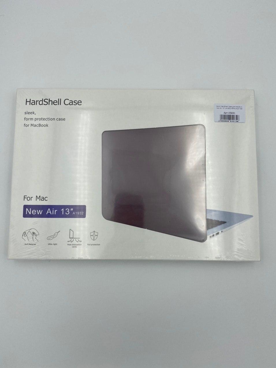 Чехол HardShell Case для MacBook New Air 13" (A1932) КРАСНЫЙ №8