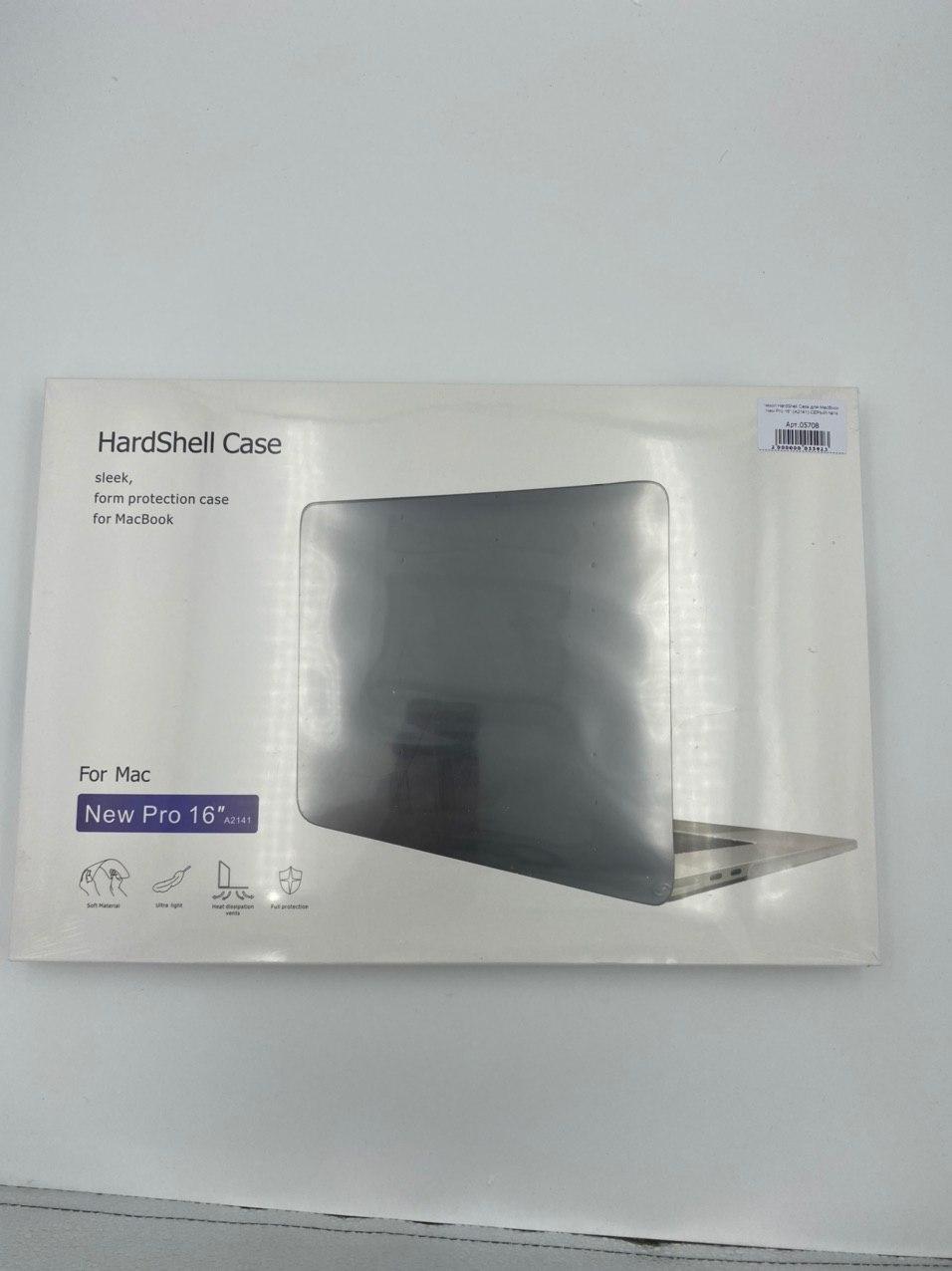 Чехол HardShell Case для MacBook New Pro 16" (A2141) СЕРЫЙ №7