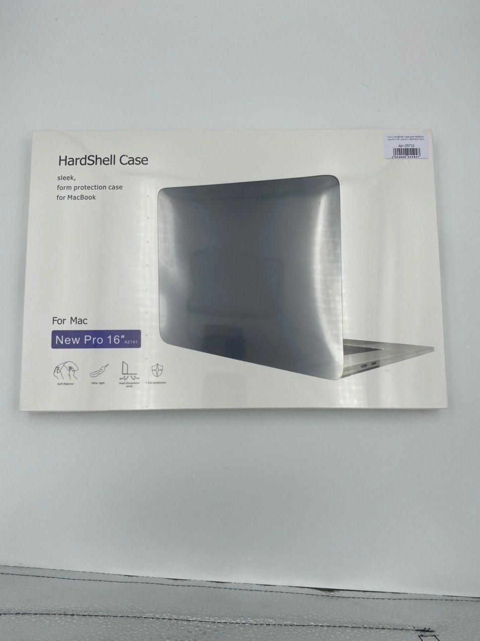 Чехол HardShell Case для MacBook New Pro 16" (A2141) ЧЕРНЫЙ №2