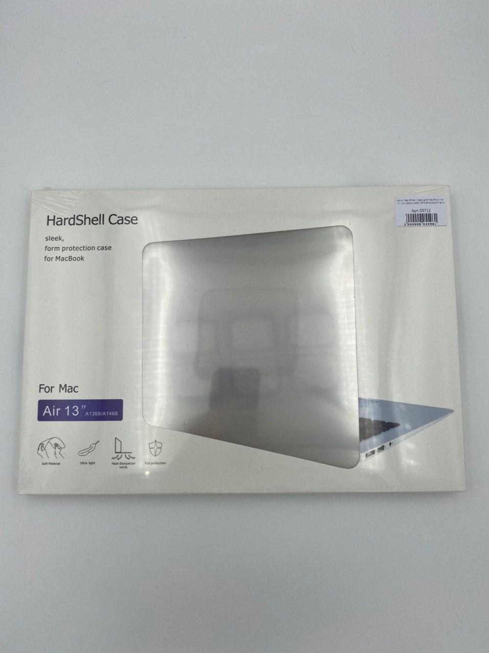 Чехол HardShell Case для MacBook Air 13" (A1369/А1466) ПРОЗРАЧНЫЙ №1