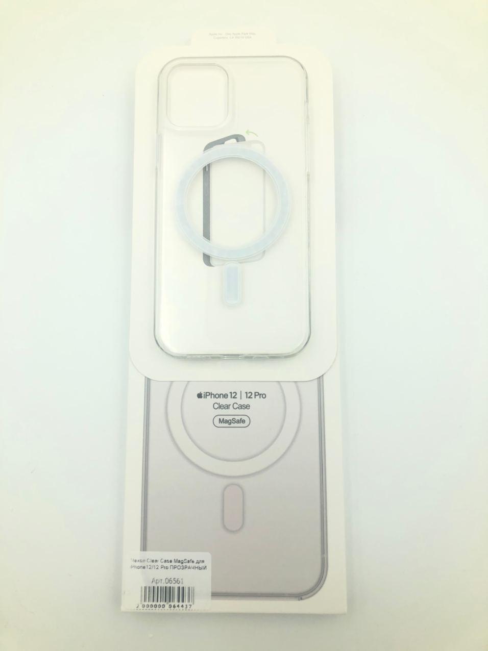 Чехол Clear Case Acryl MagSafe для iPhone12/12 Pro ПРОЗРАЧНЫЙ